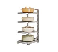 CQCCQ Étagère de Rangement Pliable sans Installation, Support for Four à Micro-Ondes et casseroles, Support en métal sur Pied, adapté au Salon, à la Salle de Bain(Color 1,28.5x23x53.5cm)
