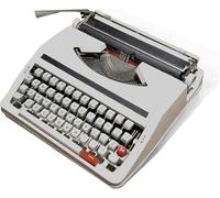 CQDWD Full Metal Body Mappewriter, Electric Typewriter with Correction, Perfect Writer Literary Gift for Notes Or Letters, Creative Writing