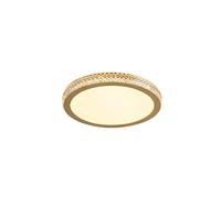 CQDWD LED Ultra-TRA-Ten-Round LED Mont PLADIER, 3 TEMPRATURES DE Couleur Lampe à Plafond, Creative Diamond Iron Plafon