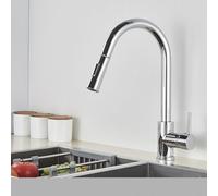 CQDWD Robinet de cuisine de contrôle tactile - Tap de mélangeur à capteur sensible pour la cuisine, finition en or noir