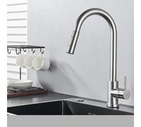 CQDWD Robinet de cuisine de contrôle tactile - Tap de mélangeur à capteur sensible pour la cuisine, finition en or noir