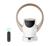 CQDWD Ventilateur Mural 220 V à la Maison - Ventilateur sans la Planes Refroidissement Chambre Calme - avec télécommande/minuterie - Ventilateur de Bureau Portable oscillant