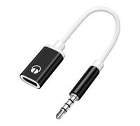 CQEAZ Câble adaptateur 3,5 mm mâle vers type C femelle pour casque auxiliaire de type C vers tête ronde