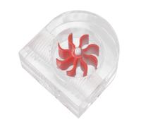 CQEAZ Débitmètre semi-circulaire PM2A pour ordinateur de refroidissement à eau pour compteur à turbine léger et efficace