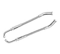 CQEAZ Grattoir à glace pour motoneiges, pointe en carbure, grattoir inversé en acier inoxydable gauche et droite, kit pour motoneige