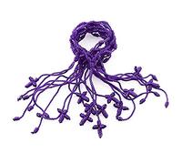 CQEAZ Lot de 12 bracelets tibétains à 7 nœuds réglables pour homme et femme, taille unique, Comme décrit