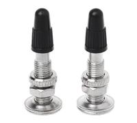 CQEAZ Lot de 2 adaptateurs gonflables de 31 mm pour pneu de vélo en alliage de zinc