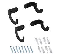 CQEAZ Lot de 2 paires de supports muraux pour batte de softball pour exposer des objets de collection personnels installés dans le salon, la chambre à coucher