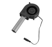 CQEAZ Ventilateur 12 V avec conduit de sortie en acier inoxydable - Convient pour le démarrage du barbecue et la dissipation de la chaleur - Grands flux d'air 35 CFM