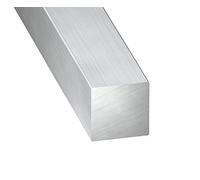 CQFD Carré en Aluminium Brut 12 x 12 mm 1 m