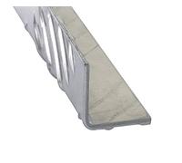 Cornière damier alu brut 20x20mm 1m
