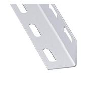 CQFD Cornière perforée en acier profilé à froid - Galvanisé - 27 X 27 MM