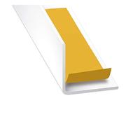 CQFD Cornière PVC blanc 20x20mm adh 1,30m