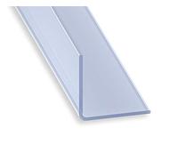 CQFD Cornière PVC transparent 20x20mm 1m