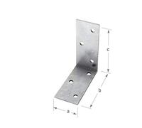 CQFD Equerre à poutre inégale 40x80x30x2mm