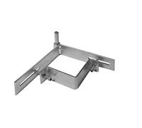 CQFD Gond Collier poteau Ø 14 mm réglable 95-160 mm 1006-0100 Zingué