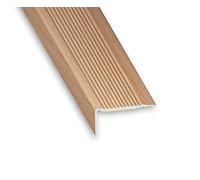 CQFD Nez de marche adhésif hêtre 45x23mm 1m
