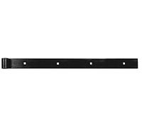 CQFD Penture bout carré Ø16x1000mm ac. noir