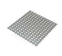 CQFD The Hardware Warehouse Tôle acier perf. trèfle ep1mm 500 x 250 mm