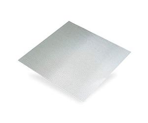 CQFD Tôle alu ondulé inc. ep0,5mm 500x250mm