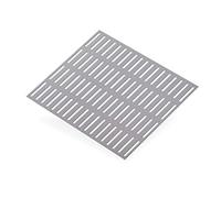Tôle alu perf. fente ep1mm 500x250mm