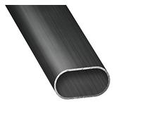 CQFD Tube ovale acier PAF verni 36x18x1,5-2 m