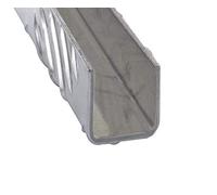 CQFD U damier alu brut 22x22mm int.19 1m