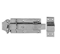 CQFD Verrou plat à bouton 125mm avec gâche