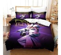 CQHJAIFDG Elvis Presley Housse De Couette Literie 3D Imprimé Douce avec Fermeture Housse De Couette Taies D'oreill Super King(260x220cm)