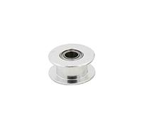 Cqinju-Poulie de Distribution Aluminium GT2 6mm largeur 20 dents dents / lisse 2GT Poulie à timing Pulley Pully Double roulement for imprimante 3D Bore = 3mm / 4mm / 5mm, 5pcs, Accessoires d'imprimant