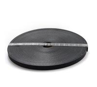 Cqinlu-Belt Courroie de distribution ouverte 2GT S2M HTD3M S3M HTD5M S5M Transmission en caoutchouc Largeur 6-25 mm CNC PU Polyuréthane Fil d'acier, Imprimantes 3D(Black HTD5M,Width 20mm)