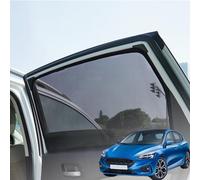 CQISTJ Pare Soleil Voiture pour Ford Focus MK4 Hatchback 2018-2024, Fenêtre Latérale Couverture Avant Arrière Vitres Pare-Soleil Magnétique Rideau Protection UV, Rear Side Window- 2Pcs