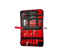 CQJJXKYC Kit D'outils De Démontage Clips Portière Voiture, Kits Remise en État DVD Stéréo, Panneau Garniture Intérieure Plastique, Outil Tableau Bord(25PCS (Bag))