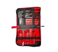 CQJJXKYC Kit D'outils De Démontage Clips Portière Voiture, Kits Remise en État DVD Stéréo, Panneau Garniture Intérieure Plastique, Outil Tableau Bord(19PCS (Bag))