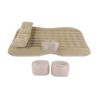 CQJJXKYC Matelas Gonflable Lit Gonflable de Voiture, Matelas de Voiture floqué, Bloc de sécurité, jetée Ronde, Rayures ondulées Matelas Voiture