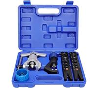 CQJJXKYC Presse à buselures Coffret Extraction de Roulement Coupe-Tuyau pour climatiseur, alésoir pour Tube en cuivre, extenseur Excentrique, Outil d'évasement de Tube CT-806AM-F, métrique/Pouce