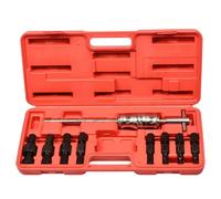 CQJJXKYC Presse à buselures Coffret Extraction de Roulement Kit de 9/10 pièces pour Trous borgnes, Marteau Coulissant, extracteur de roulement Interne, Outil de démontage(10pcs)