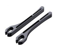 CQOIMQ 2 Pièces Coussins de Remplissage de Siège de Voiture pour BMW E46 E90 3 Series E21 E30 E36 E91 E92 E93 3 Touring 2000-2022 2023 2024, Bouchon D'espacement du Siège Accessoire Voiture,Black