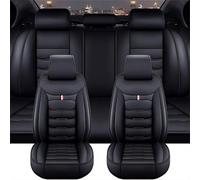 CQOIMQ Housse Siege Voiture pour Citroen C4 2000-2013 2014 2015 2016 2017 2018 2019 2020 2021 2022 2023 2024, Voiture Ensembles de Housses Siège Cuir Imperméable Accessoire Voiture,Black