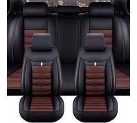 CQOIMQ Housse Siege Voiture pour Citroen C4 2000-2013 2014 2015 2016 2017 2018 2019 2020 2021 2022 2023 2024, Voiture Ensembles de Housses Siège Cuir Imperméable Accessoire Voiture,Black-Coffee