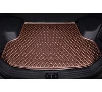 CQOIMQ Tapis Coffre Voiture pour BMW X7 (6seats) 2019 2020 2021, Cuir Car Trunk Mat Protection ImperméAbles AntidéRapant Accessoire Voiture,Brown-LowSide
