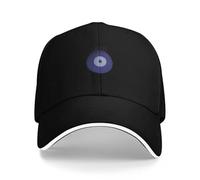 CQPLAAPQ Casquette de Baseball Casquette personnalisée Angel Number Evil Eye Art 6666, Casquette de Camionneur de Luxe à visière Thermique pour Femmes et Hommes
