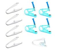 CQQNIU Pistolets de perçage d'oreille, piercings d'oreille jetables, paquet de 8, stériles en toute sécurité, unisexe, contient 4 pistolets de perçage d'oreille et 4 boosters au total.