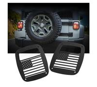 CQRBNE Feu Arrière Pour Jeep Pour Wrangler TJ YJ 1987 - 2006, Capot De Lampe Arrière, Coque De Protection En Aluminium Ajourée Cadre De Couvercle De Feu Arrière Feux Arriere Remorque
