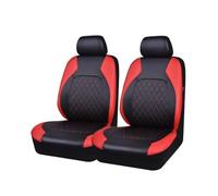 CQRBNE Housses de siège Housse Siège Auto pour Tous Les Modèles pour Chrysler 300C 200 pour Grand pour Voyager pour Pacifica pour Deux pour Places Couverture de siège de Voiture(Black Red 2 Seat)