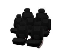 CQRBNE Housses de siège Housses Siège Auto Universelles pour 7 Sièges, pour Voiture/Camion (2001, pour Chrysler, pour Voyager) Couverture de siège de Voiture(7pcs-Black)