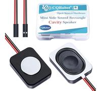 CQRobot 2 Pièces/1 Paire 35 mm * 25 mm * 6,8 mm 4 Ohms 2 Watts/3 Watts, Son Latéral Haut-Parleurs Cavité Rectangulaire, Câble D'interface Dupont 2,54 mm, Composants D'application Projet Électronique.