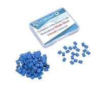 CQRobot 200 Pièces Bleu Standard Ordinateur Jumper Cap Header Pin Shunt Shorting 2P Connector Top Close 2,54mm. Utilisé pour Arduino Raspberry Pi PCB PC DVD HDD Projet de Court-Circuit.