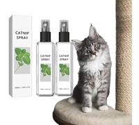 CQSVUJ Herbal Cat Joy,Catnip Spray for Indoor Cats,Herbal Cat Joy Spray, 100ml Celery Pets Catnip Spray,Cat Training Spray with Catnip,Cat Calming Spray, Anti Scratch Cat Spray (2 Bottles)