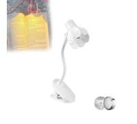 CQSVUJ Lampe de Lecture en Forme de Fleur Pastel Mignonne,Lampe de lecture portable pour lit, Lampe fleur,avec 10 Piles, Lampe de Lecture réglable à 180 °,Lampe de Lecture pour Les Yeux (Blanc)